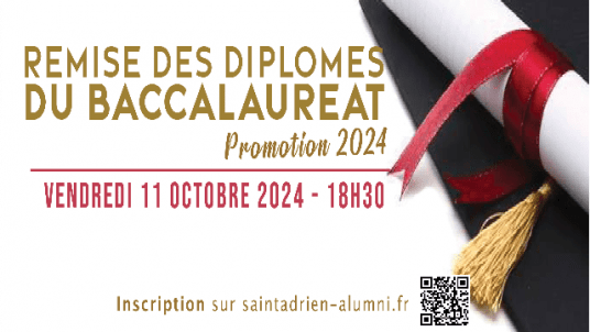Remise des diplômes du BAC - promo 2024